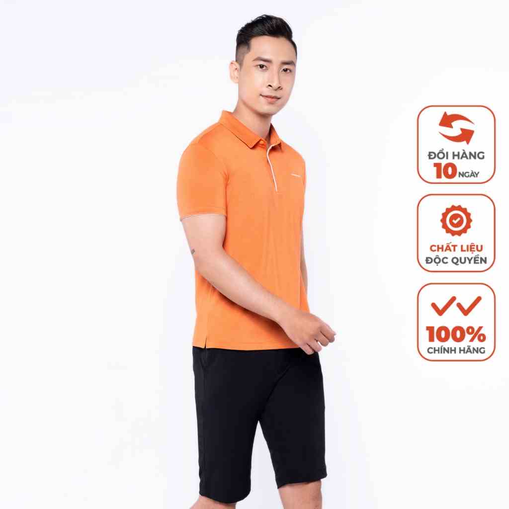 [Mã BMLTB35 giảm đến 35K đơn 99K] Áo Polo Nam Livan Sport Prime Màu Cam Thanh Lịch Chống Nhăn Nhàu Kháng Khuẩn