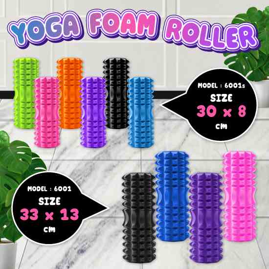 BG- Con Lăn Yoga Massage Foam Roller - Ống Trụ Lăn Xốp Tập Thể Thao Giãn Cơ Gai Nhọn Chính Hãng