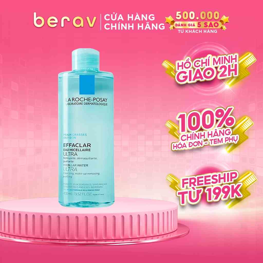 Nước tẩy trang cho da dầu nhạy cảm La Roche-Posay Micellar Water Ultra 400ml