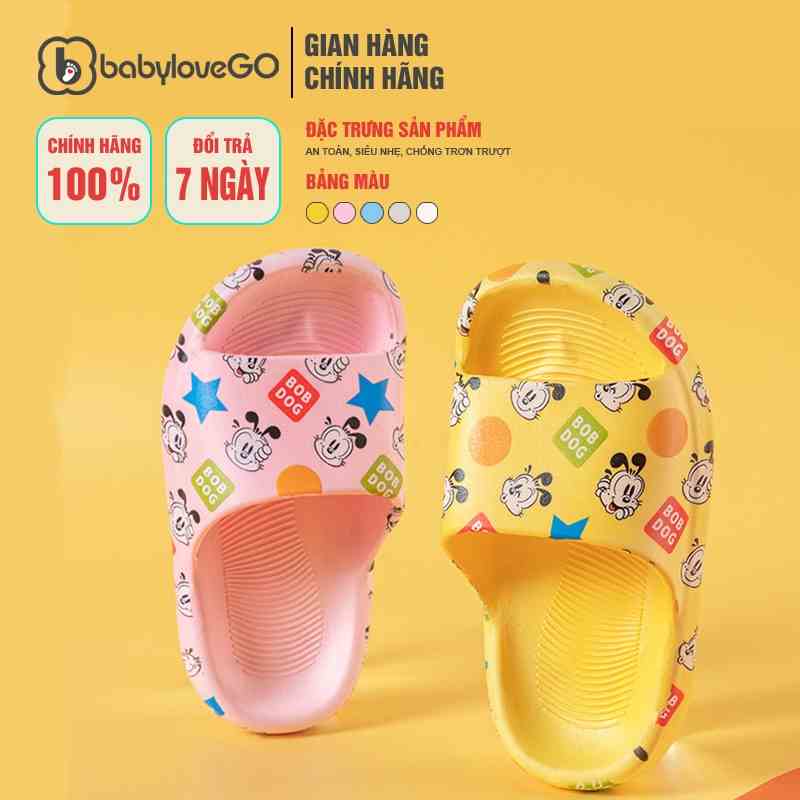 Dép Cho Bé Bobdog BD2121B-2 Đế Eva Siêu Mềm Nhẹ Chống Trơn Trượt Cho Bé Chính Hãng