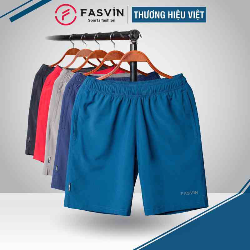 Quần Đùi Nam FASVIN Vải Gió Đẹp Hàng Nhà Máy Chất Lượng Cao Thể Thao Hay Mặc Nhà Q21475.HN