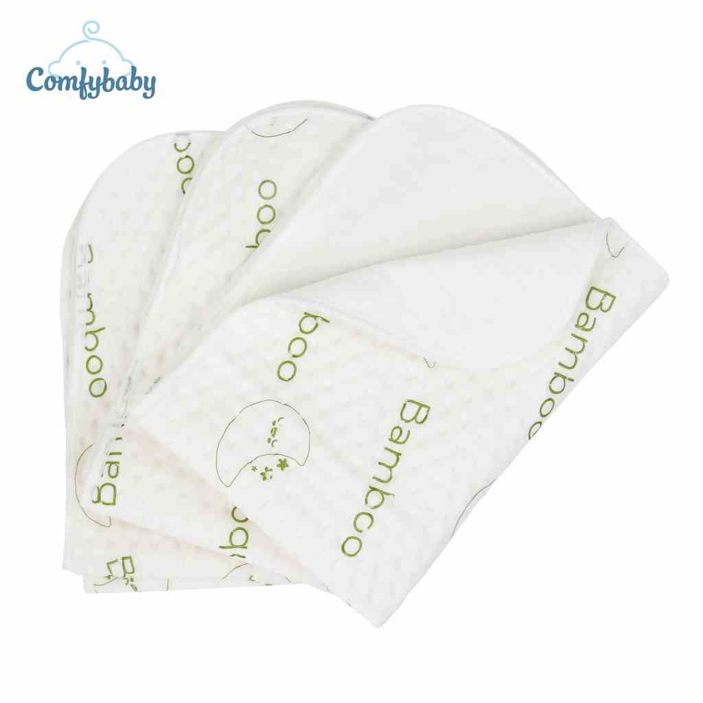 Tấm lót chống thấm thay tã cho bé 4 lớp sợi tre Bamboo cao cấp Comfybaby tự nhiên, kháng khuẩn, thoáng khí PAD