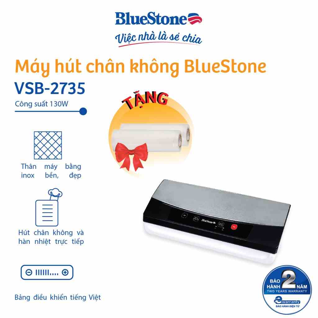 Máy hút chân không BlueStone VSB-2735