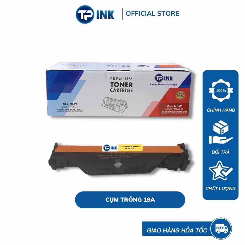 Cụm trống 19A  Thương hiệu  Tp ink  dùng cho máy in M102 / M104 / M130 / M132 đã bao gồm chip