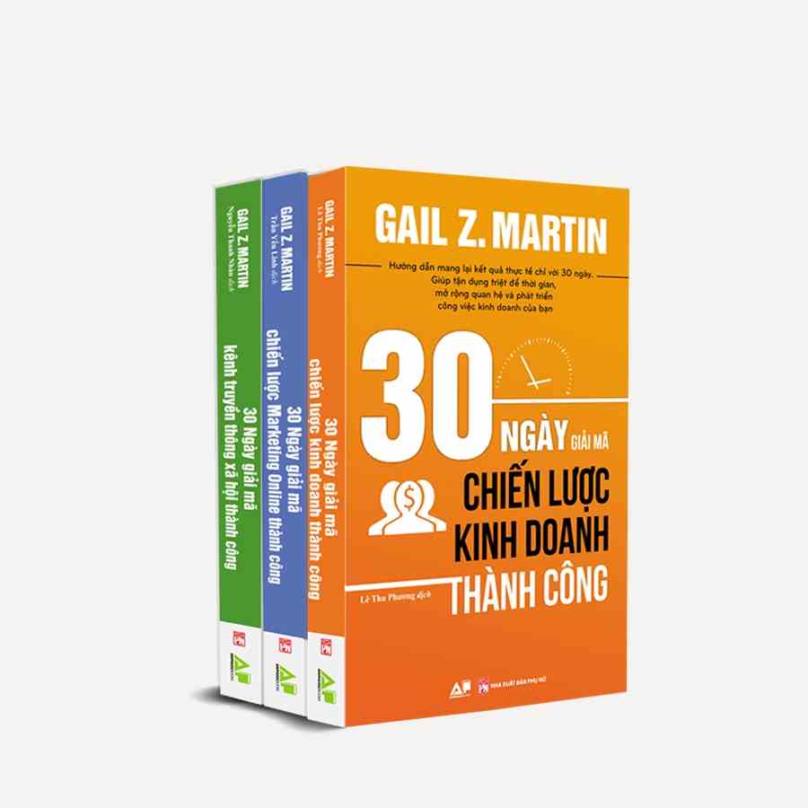 [Mã BMLTB35 giảm đến 35K đơn 99K] Sách - Combo 30 Ngày Giải Chiến Lược Marketing Online Thành Công(3 cuốn)