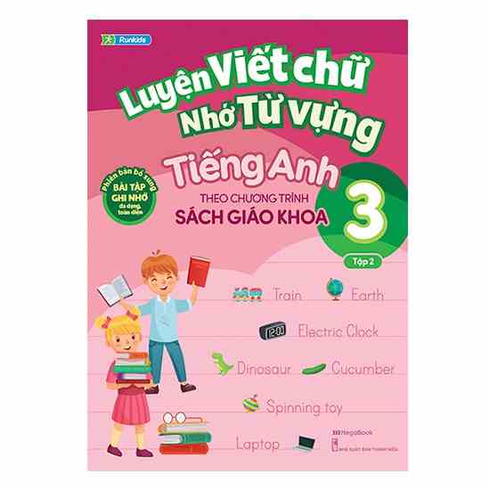 Sách Luyện viết chữ nhớ từ vựng tiếng Anh theo chương trình Sách giáo khoa Lớp 3 (Tập 2) (Tặng khóa học online)