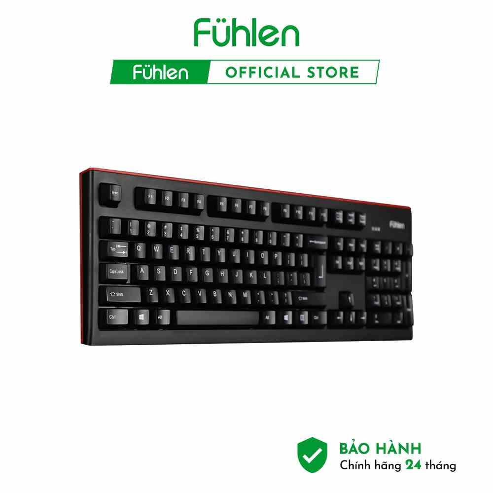 Bàn phím máy tính có dây Fuhlen L500S văn phòng chính hãng Fuhlen gaming - Hàng chính hãng bảo hành 2 năm