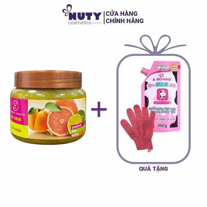 Tẩy Tế Bào Chết Dạng Hạt Exclusive Belarus Scrub Anti Cellulite Cam Chanh Mơ (380g)