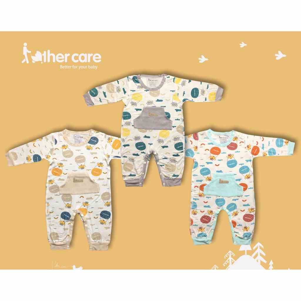 Body FatherCare sơ sinh Dài tay - Họa Tiết Voi FC870