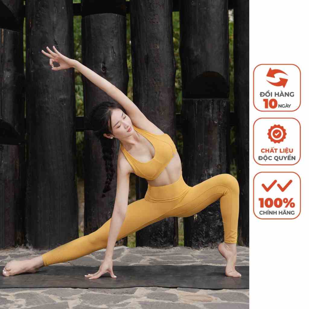 Bộ Đồ Tập Gym Yoga Pilates Livan Sport Julia Chính Hãng Cao Cấp