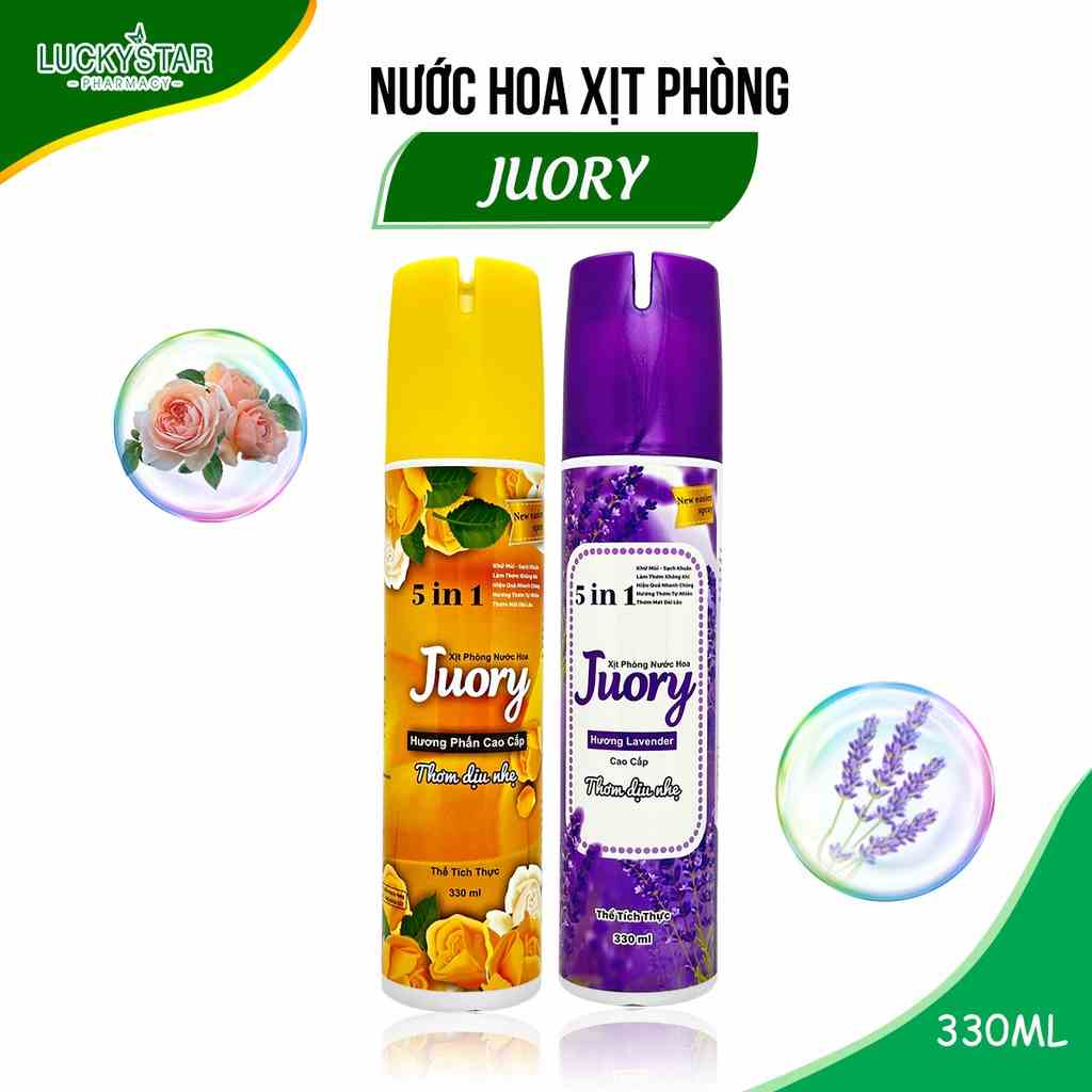 [Mã BMLTA35 giảm đến 35K đơn 99K] Xịt Phòng Hương Nước Hoa Lucky Star 330ml