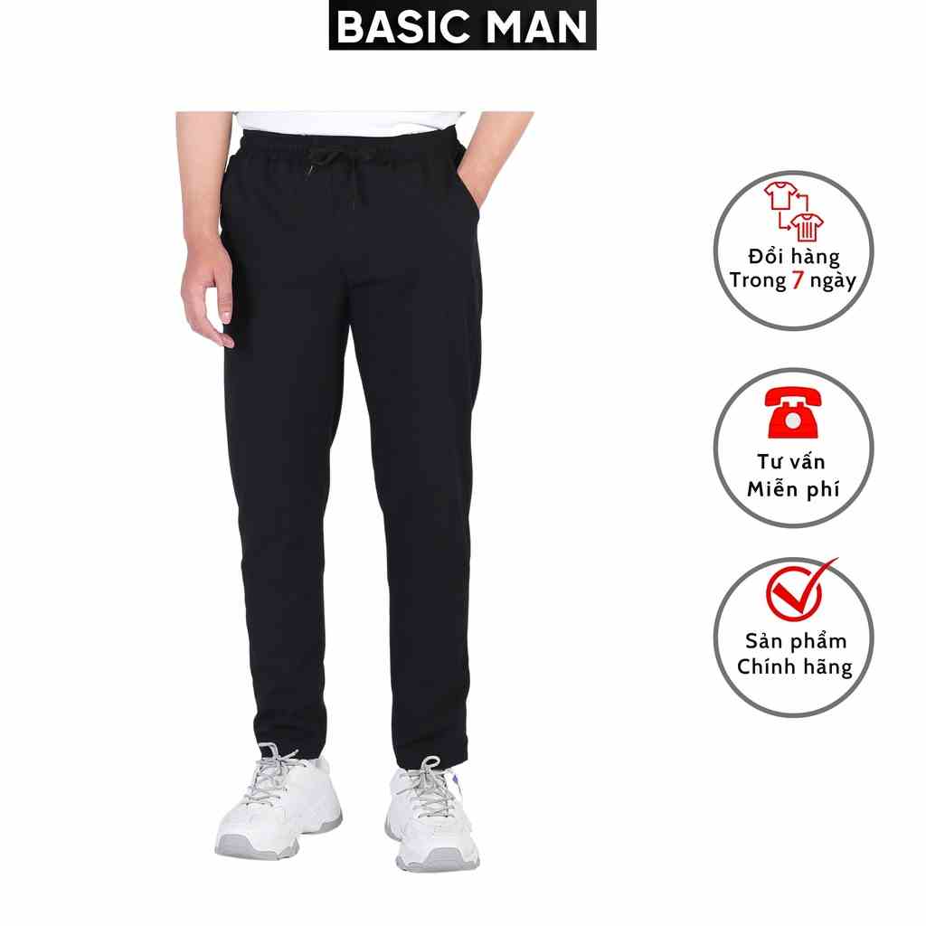 [Mã BMLTB35 giảm đến 35K đơn 99K] Quần dài nam ống côn BM BASIC MAN best and premium vải đũi - QDN 003