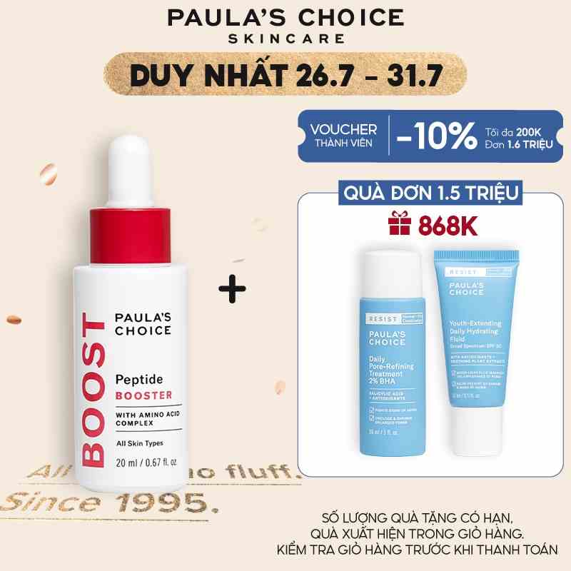 Tinh chất làm săn da chứa Peptide Paulas Choice Peptide Booster 20ml mã 9550