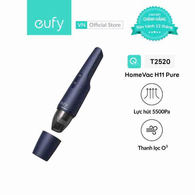 [Mã ELHA22 giảm 6% đơn 300K] Máy hút bụi mini cầm tay Eufy HomeVac H11 Pure - T2520