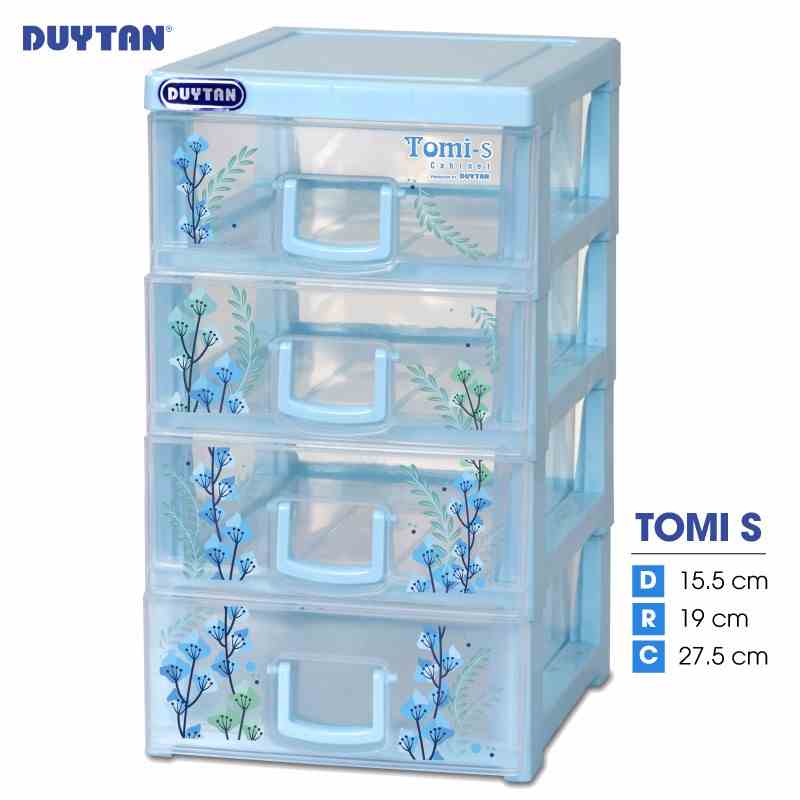 [Mã BMLTB35 giảm đến 35K đơn 99K] Tủ nhựa DUY TÂN Tomi S 4 ngăn (15.5 x 19 x 27.5 cm) - 08999