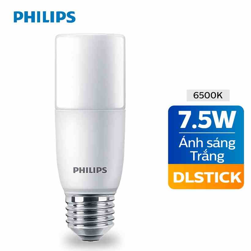 [Mã BMLTA35 giảm đến 35K đơn 99K] Bóng đèn Philips LED DLStick 7.5W E27 - Ánh sáng trắng/ Ánh sáng vàng