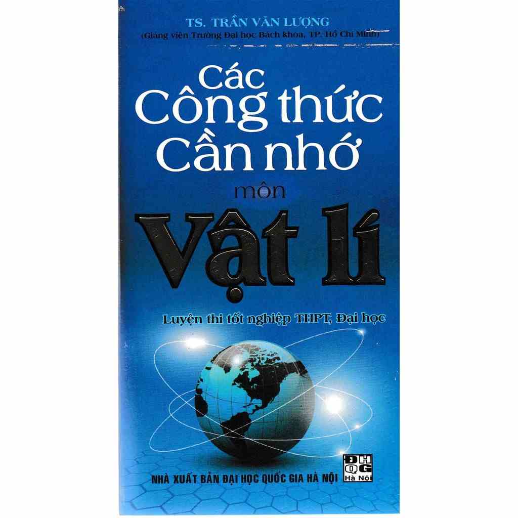 [Mã BMLTA35 giảm đến 35K đơn 99K] Sách - Các Công Thức Cần Nhớ Môn Vật Lý