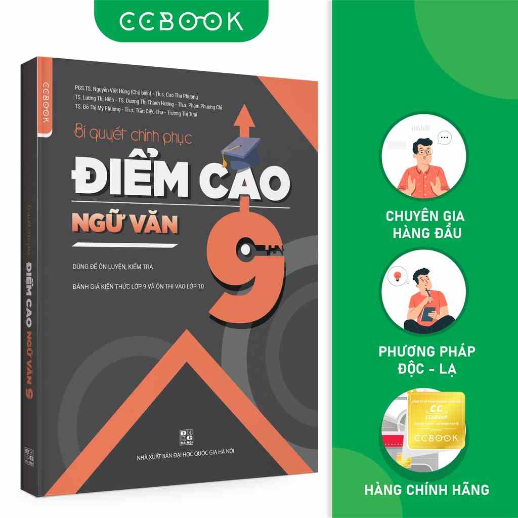 Sách - Bí quyết chinh phục điểm cao Ngữ văn 9 - Tái bản lần 1 - Tham khảo lớp 9 - Siêu tiết kiệm - Chính hãng CCbook