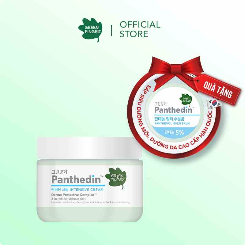 Kem Dưỡng Da Dưỡng Ẩm Chuyên Sâu Cao Cấp Cho Bé (0-36 tháng) Greenfinger Panthedin Intensive Cream 200ml (1 hũ)