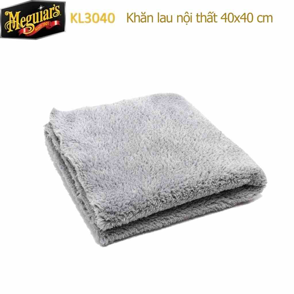 Meguiars Khăn lau nội thất được dệt từ sợi vải microfiber, màu xám