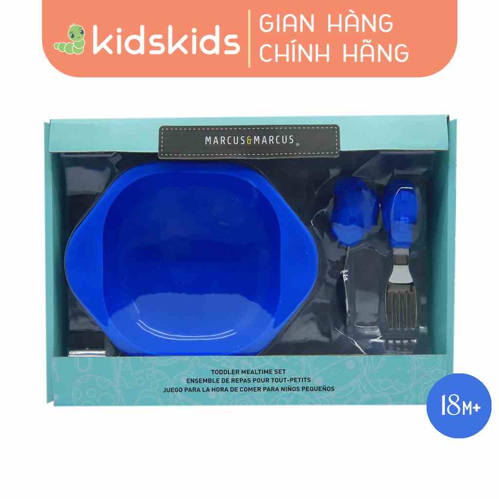 Bộ Đồ Dùng Ăn Dặm Toddler Marcus & Marcus, Cho Bé Từ 18 Tháng - Lucas