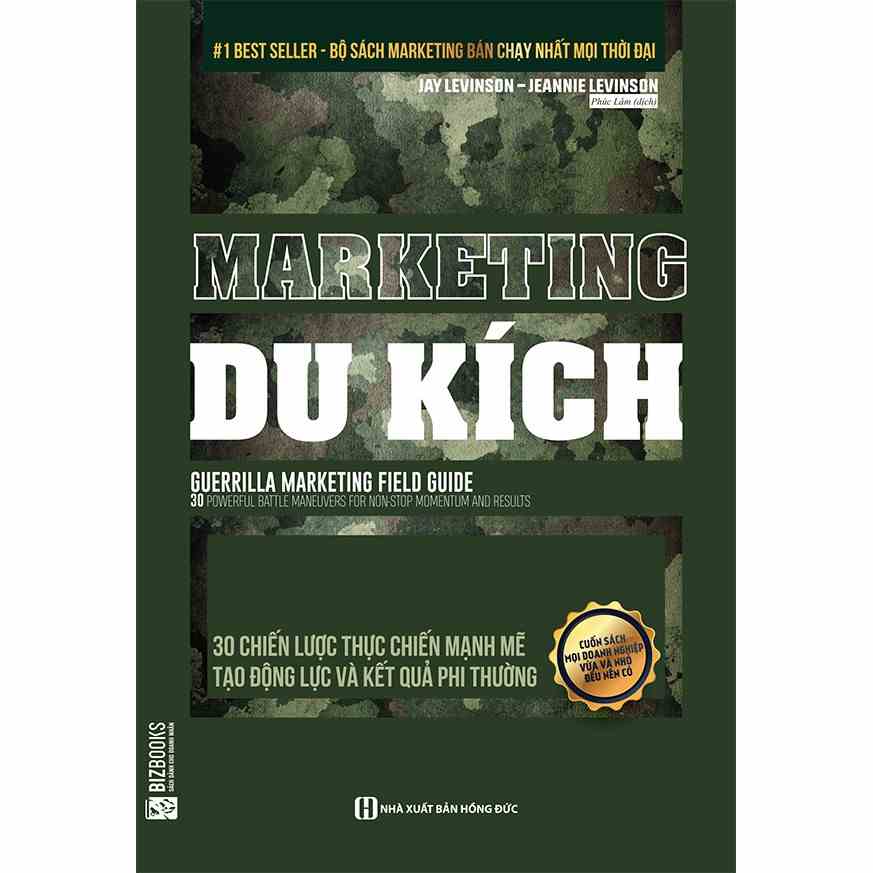 Sách - Marketing Du Kích: 30 chiến lược thực chiến mạnh mẽ tạo động lực và kết quả phi thường