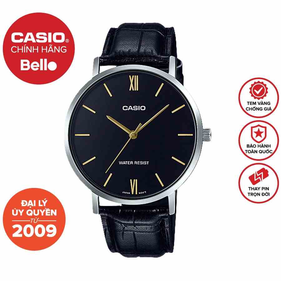 Đồng hồ Casio Nam MTP-VT01 chính hãng bảo hành 1 năm Pin trọn đời