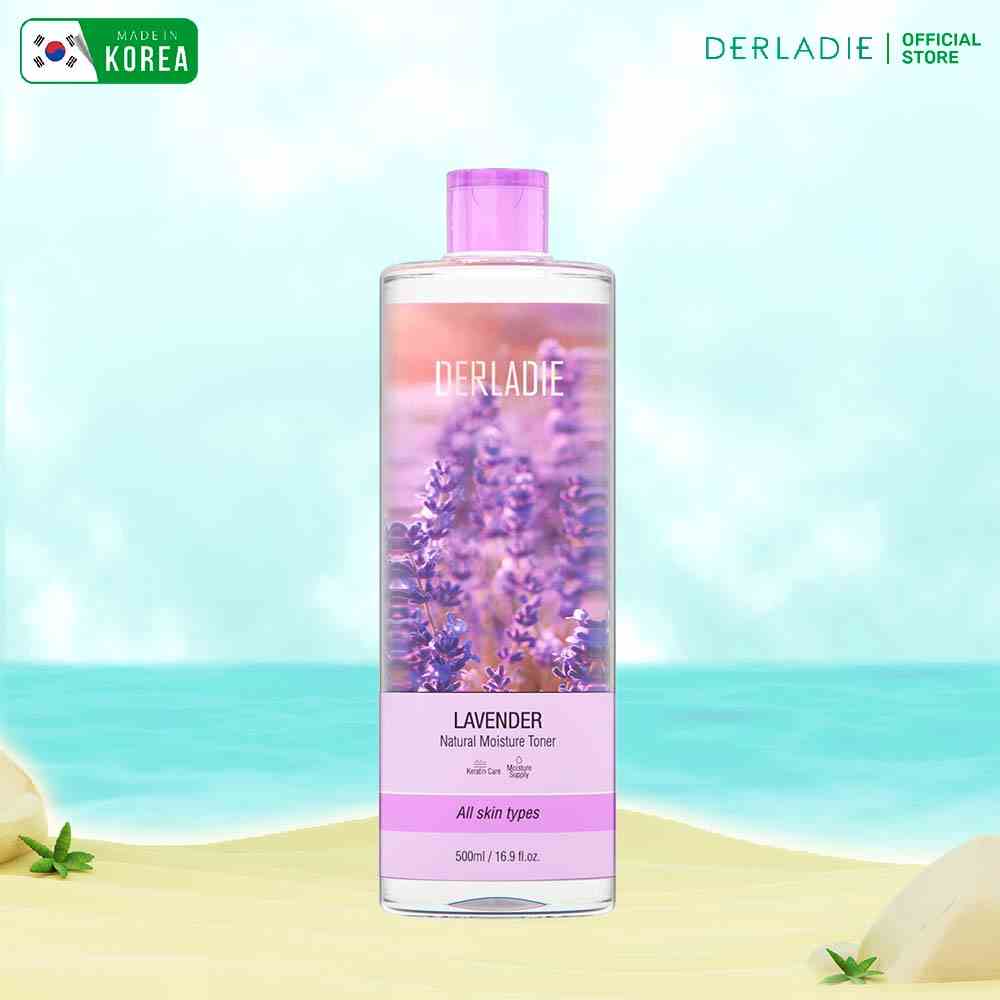 Nước Cân Bằng Da, Kiềm Dầu Derladie Lavender Natural Moisture Toner 500ml