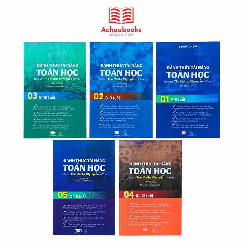 [Mã BMLTB200 giảm đến 100K đơn 499K] Sách Đánh Thức Tài Năng Toán Học Á Châu Books ( 6 13 tuổi )