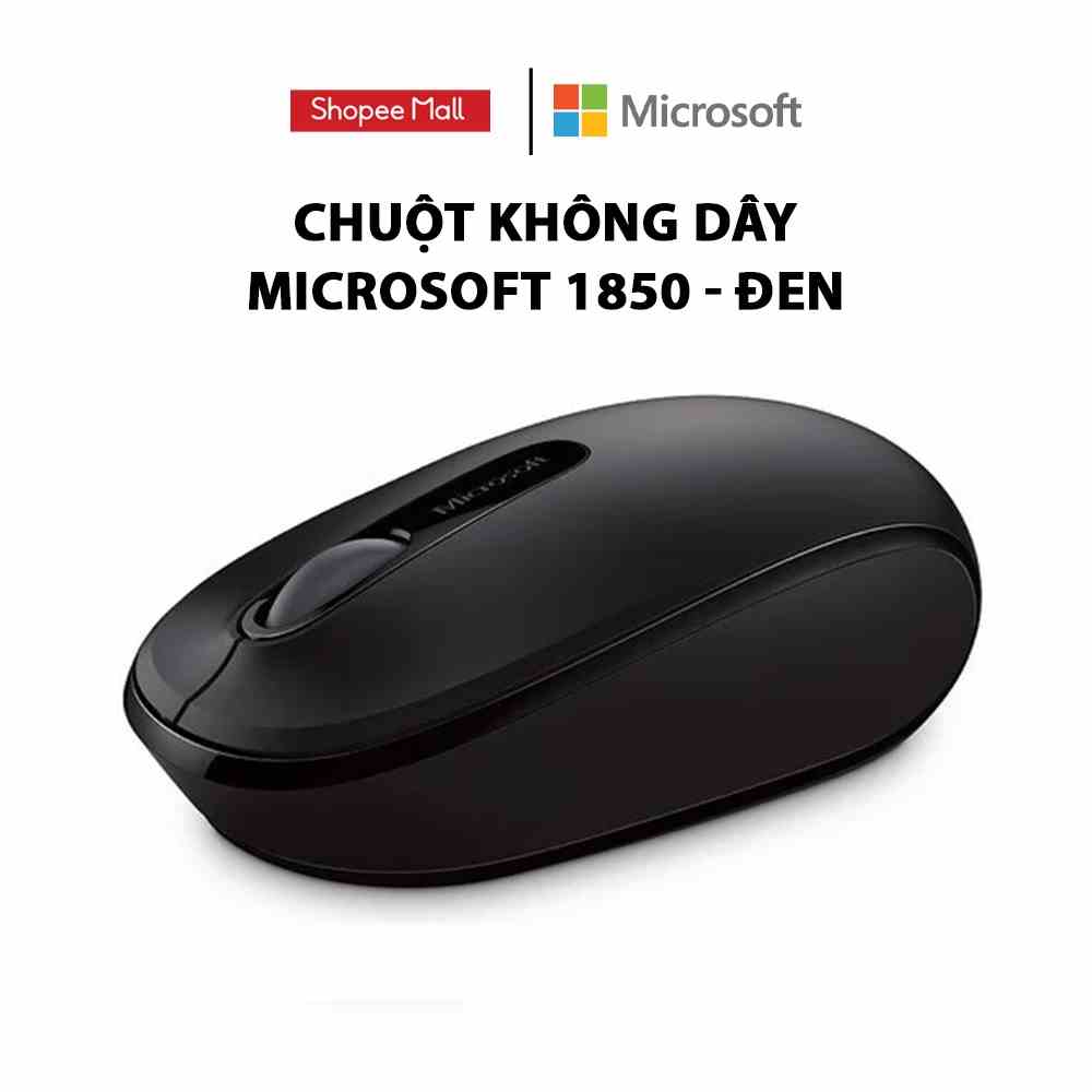 [Mã ELCL7 giảm 7% đơn 300K] Chuột không dây Microsoft 1850 Đen