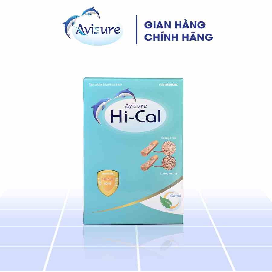 Canxi cho bà bầu Avisure Hical loại 60 viên