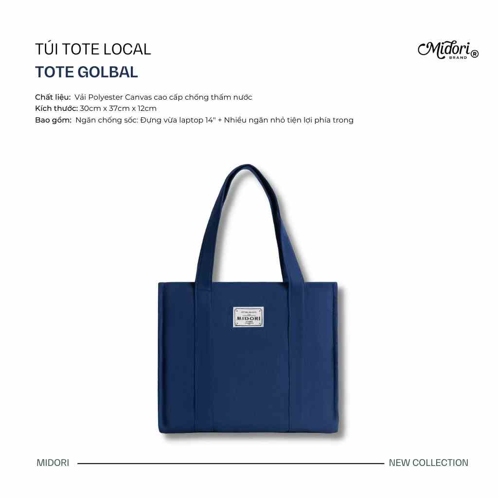 Túi GLOBAL Tote Chính Hãng Local Brand Mi Midori