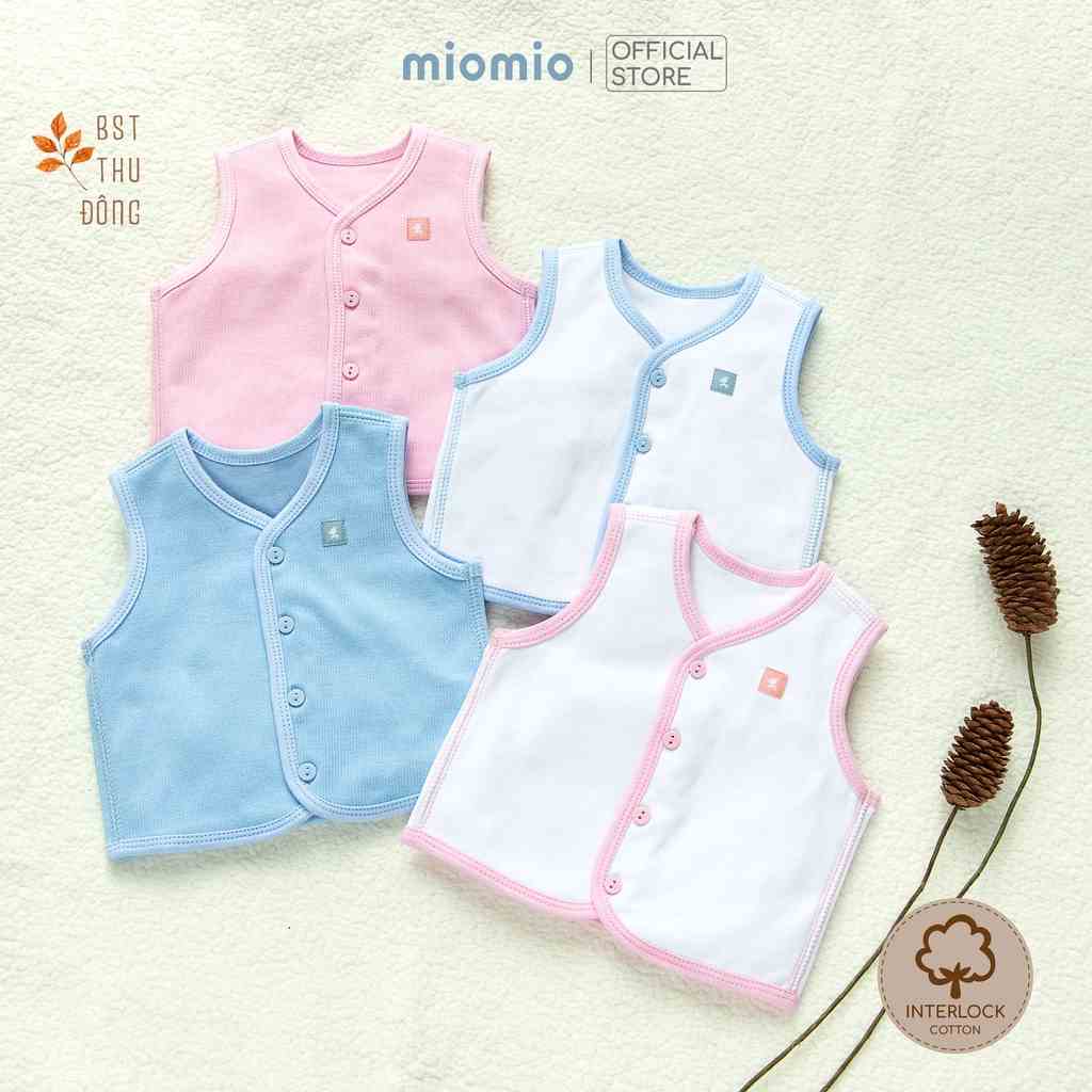 Áo Gile Bé Sơ Sinh 2 Lớp Màu MIOMIO, Form Ôm, Mom Muốn Thoải Mái Trừ Hao Thêm 1 Size (từ 1 tháng đến 12 tháng)