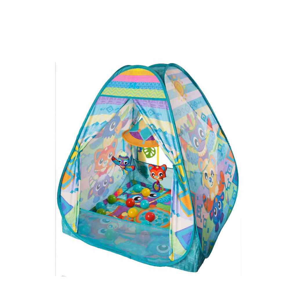 [Mã BMLTB200 giảm đến 100K đơn 499K] Lều banh có đồ chơi treo nôi Convert Me Teepee Playgro, cho bé sơ sinh đến 24 tháng