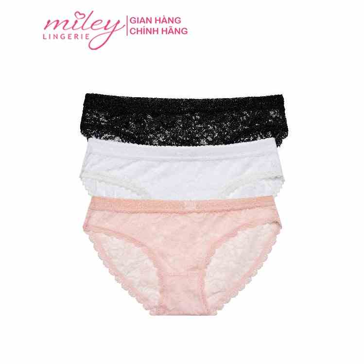 [Mã BMLTB35 giảm đến 35K đơn 99K] Combo 3 Quần Lót Nữ Ren Hoa Sexy Miley Lingerie FLS_03 (Giao màu ngẫu nhiên)