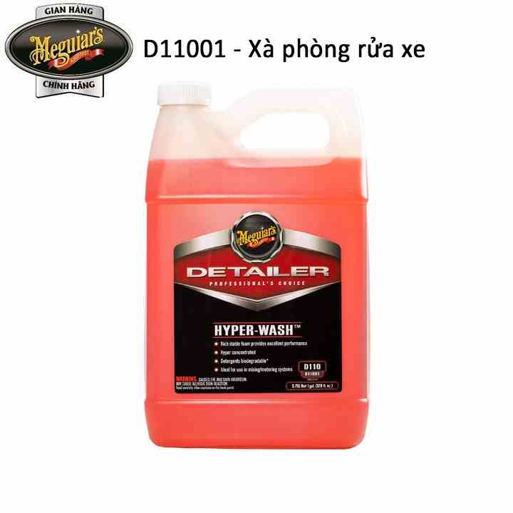 Meguiars Xà phòng rửa xe tạo bọt - Hyper Wash Foaming Car Wash D11001 - 1 Gallon