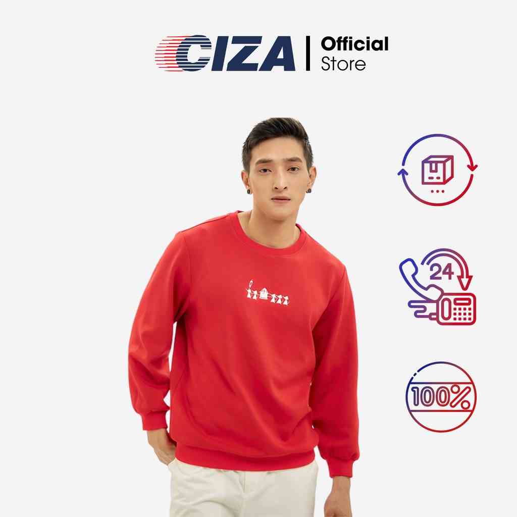 [Mã BMLTB35 giảm đến 35K đơn 99K] Áo thun nam dài tay CIZA cổ tròn vải cotton cao cấp trẻ trung năng động ATDR11