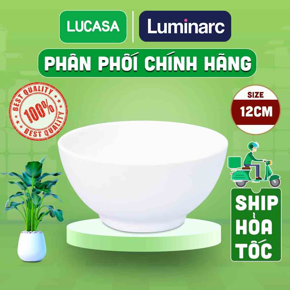 [Mã BMLTB35 giảm đến 35K đơn 99K] Bộ 6 Chén Thủy Tinh Luminarc Diwali Trắng 12cm - BOL3973 | Phân Phối Chính Hãng