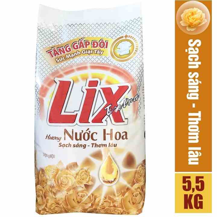 [Mã BMLTA35 giảm đến 35K đơn 99K] Bột giặt LIX extra hương nước hoa 5.5kg EH554