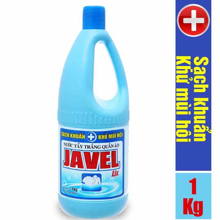 [Mã BMLTA35 giảm đến 35K đơn 99K] Nước tẩy trắng quần áo LIX javel 1kg JL100