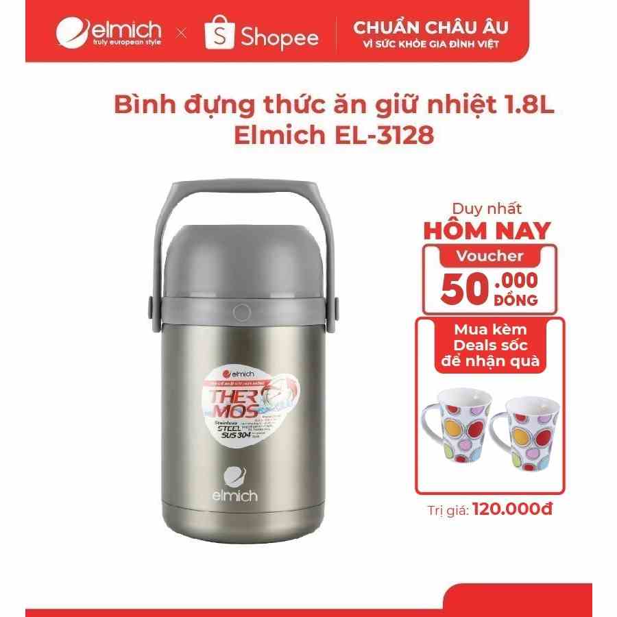 [LIFEMCMBP4 -12% đơn 250K] Bình đựng thức ăn giữ nhiệt 1800ml EL3128