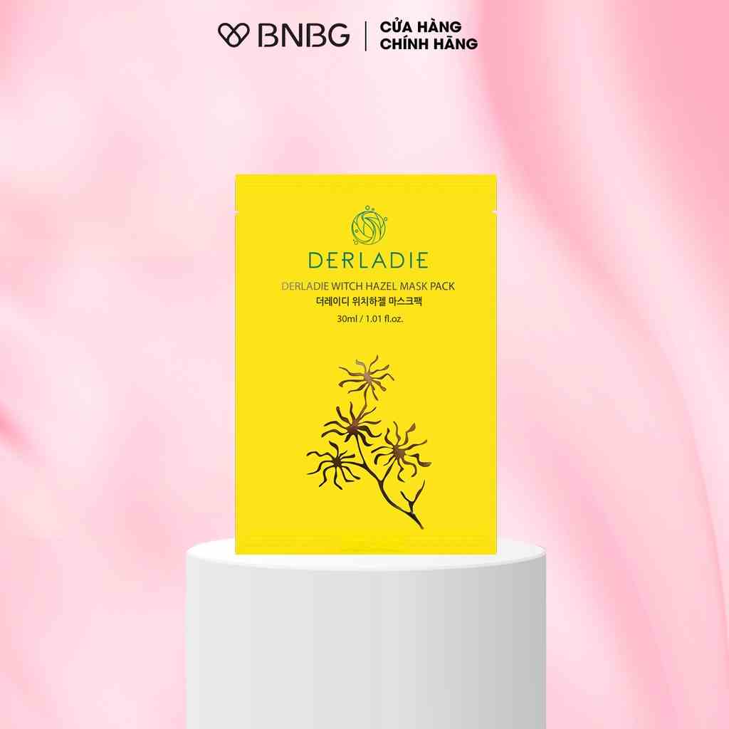 Mặt nạ Derladie Witch Hazel Mask Pack giảm mụn, dưỡng sáng da 30ml