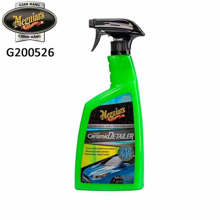 Dung dịch làm sạch và wax bóng sơn xe cao cấp Meguiars -  Hybrid Ceramic Detailer - G200526, 768ml