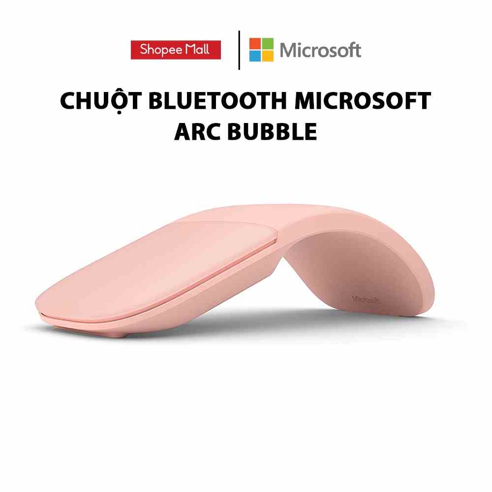 [Mã ELCL7 giảm 7% đơn 300K] Chuột Bluetooth Microsoft Arc Bubble (Hồng đào)