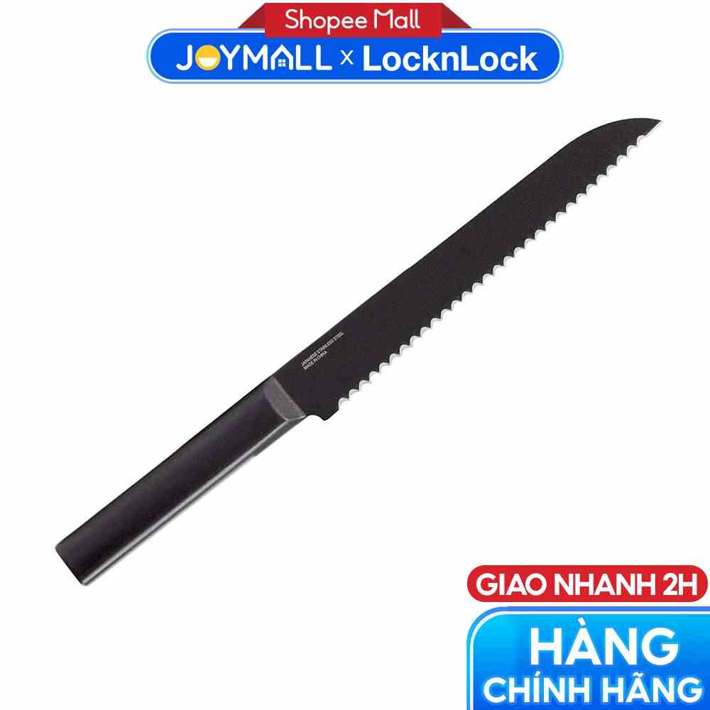 Dao Cắt Bánh Mì Lock&Lock Bread Knife CKK313 - Hàng Chính Hãng Bằng Thép Không Gỉ, Lưỡi Răng Cưa, Kháng Nước- JoyMall