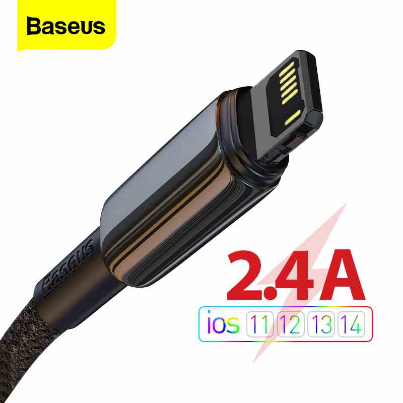 Baseus Cáp Sạc Nhanh Cho iPhone 13 Pro Max 12 iPhone 8 7 6 6s Và iPad Với Cổng