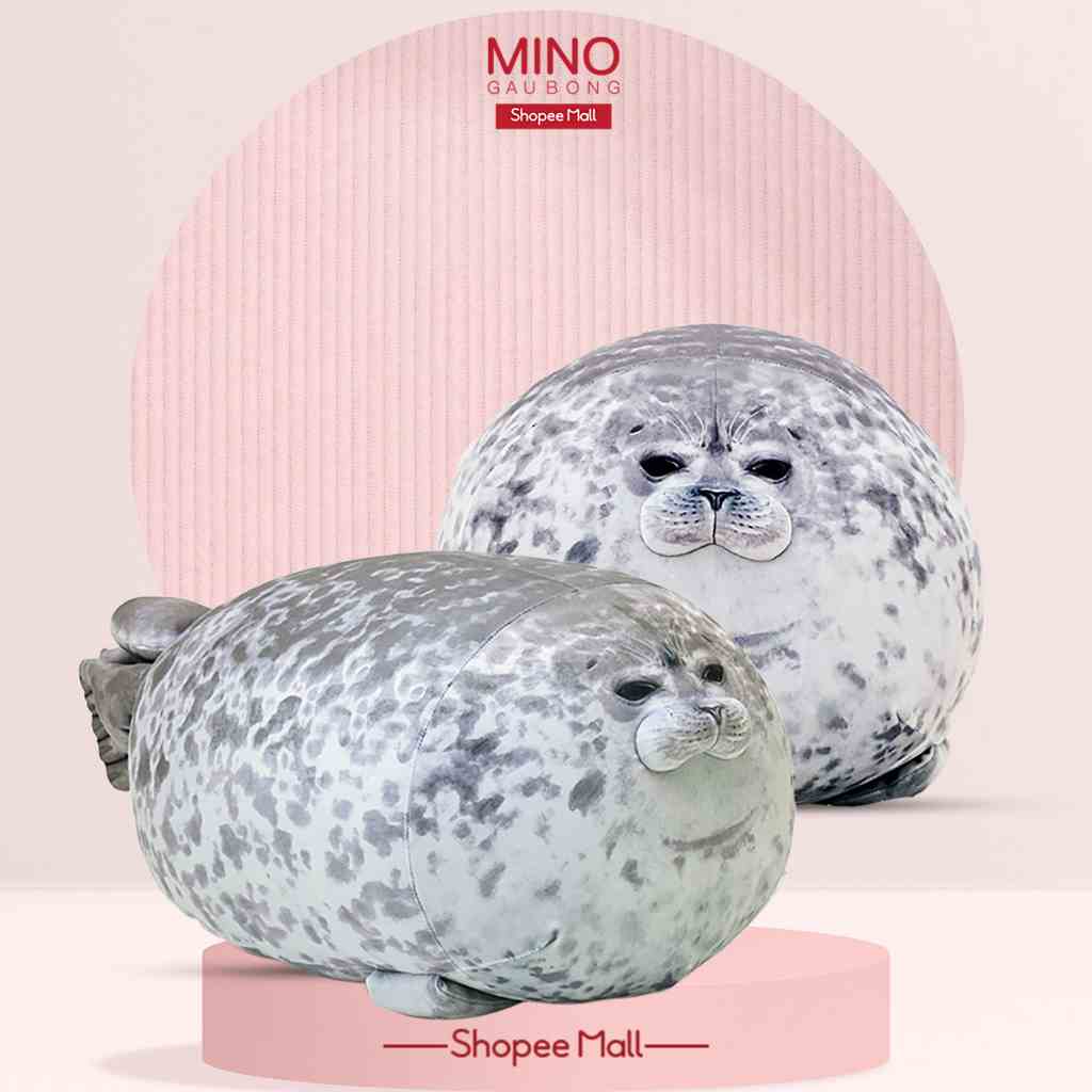 Gấu Bông Hải Cẩu Nhồi Bông Gối Ôm Mềm Mịn Dễ Thương MINO STORE TH38