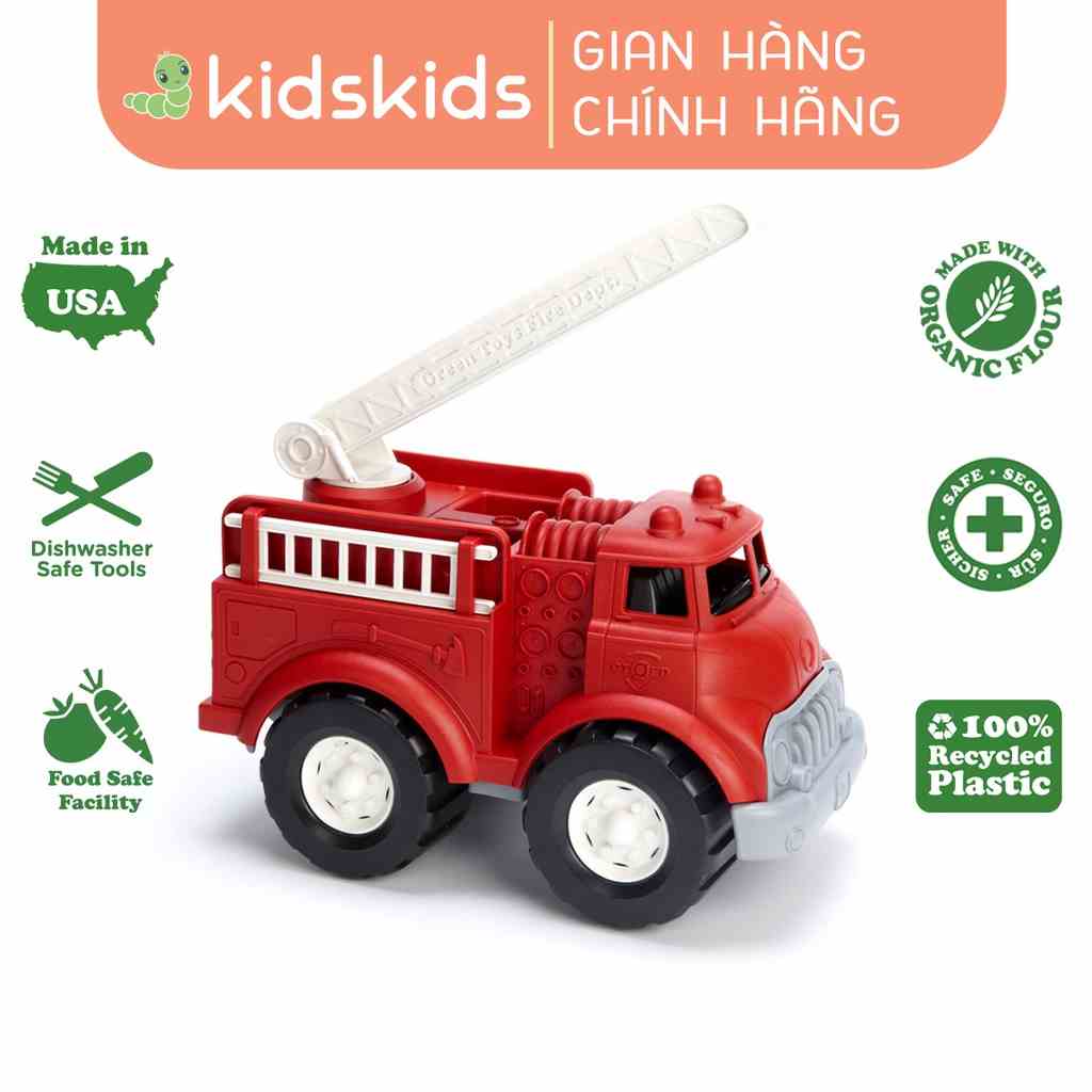 Đồ Chơi Xe Cứu Hoả Green Toys Cho Bé Từ 1 Tuổi