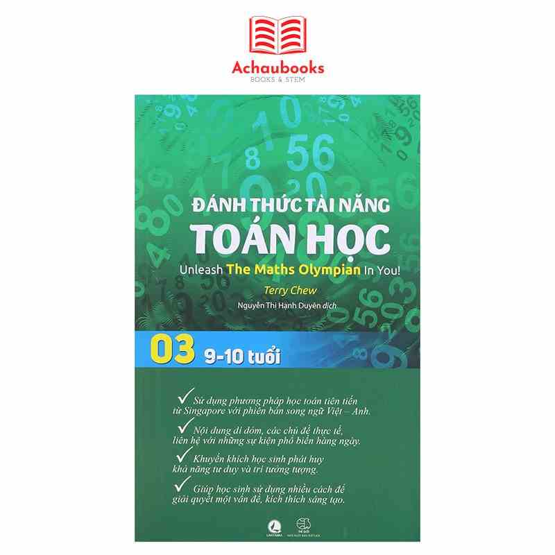 Sách - Đánh thức tài năng toán học 3 - Toán lớp 3, lớp 4 ( 9 - 10 tuổi )