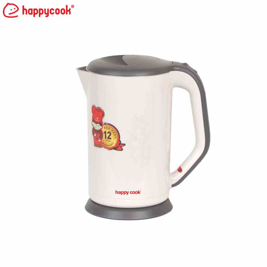 Ấm Đun Siêu Tốc Happy Cook HEK-17WF GREY (1.7L)